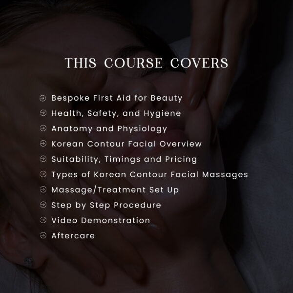 4 Korean Contouring Facial Massage Course Online