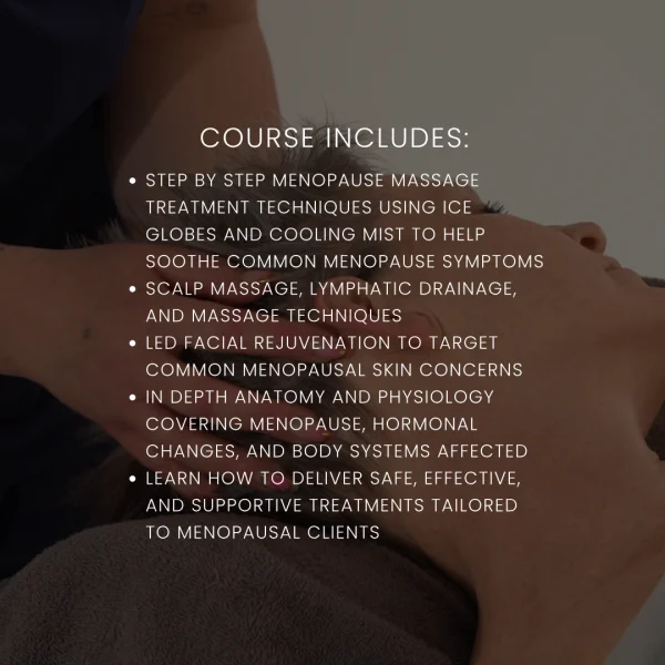 Menopause Massage Course Menopause Massage Course